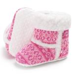 New fashion non-woven knitted crochet winter warm Walking shoes baby booties