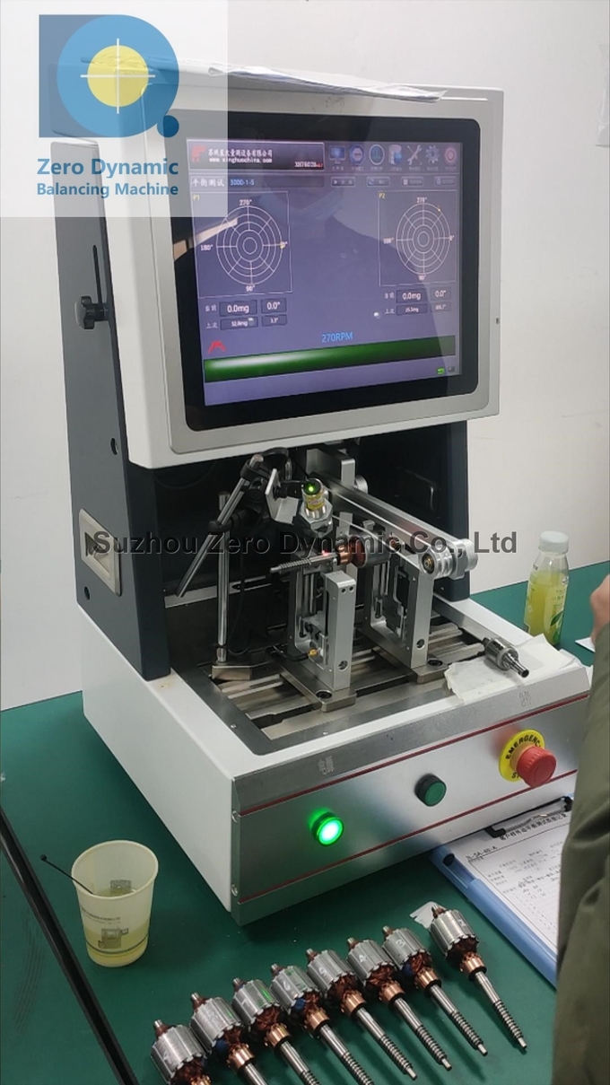 High Precision Soft Bearing Balancer, Magnetic Brushless Motor Rotor Balancing Machine