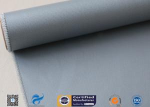 Quality Chemical Resistant Grey Silicone Coated Fiberglass Fabric Electric Insulation wholesale