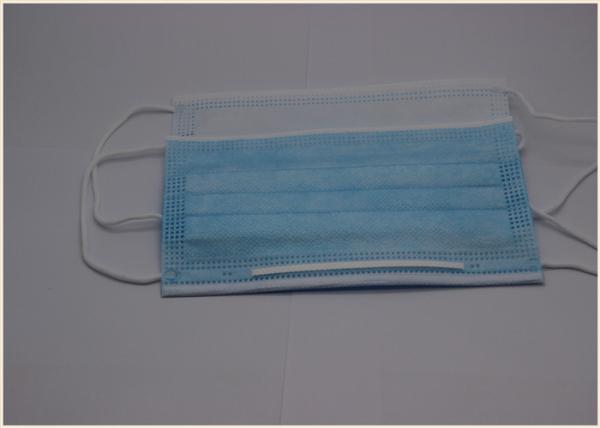 Skin Friendly Disposable 3 Ply Face Mask Excellent Bacterial Filtration