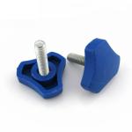ISO9001 2015 Certified M5 Triangular Plastic Head Thumb Hand Knob Screw for