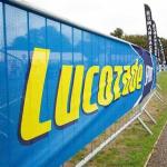 Custom Fabric Mesh Advertising Banners For Highway And Large Supermarket