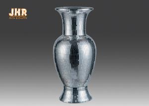 Quality Home Decor Mosaic Glass Table Vase Fiberglass Flower Pots Wedding Centerpiece Table Vases wholesale