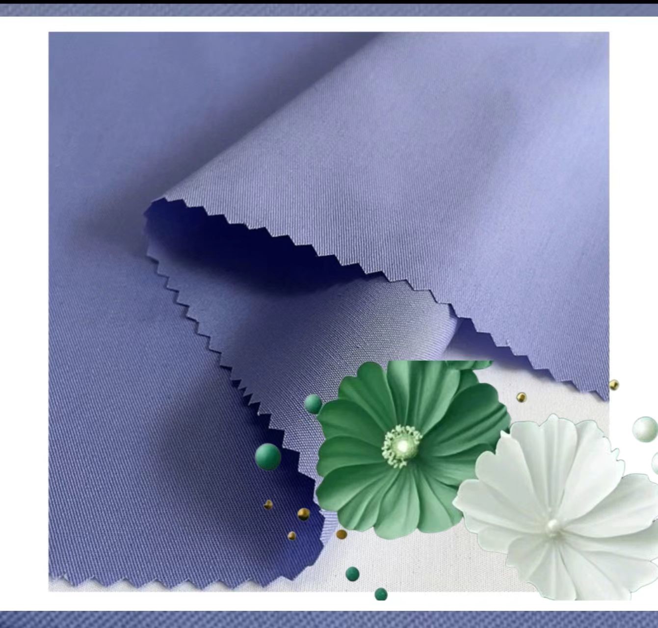 60% Cotton 40% Polyester Twill CVC Fabric `Pants Daily Workwear 125gsm Office Shirt Clothing