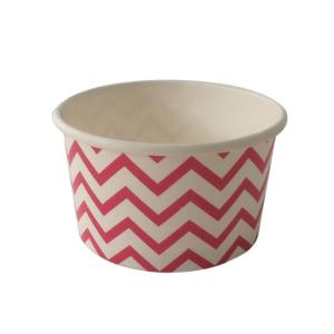 Quality 7 Oz PE Coated Ice Cream Paper Tubs Heat Insulation Paper Personalized Ice Cream Cups wholesale