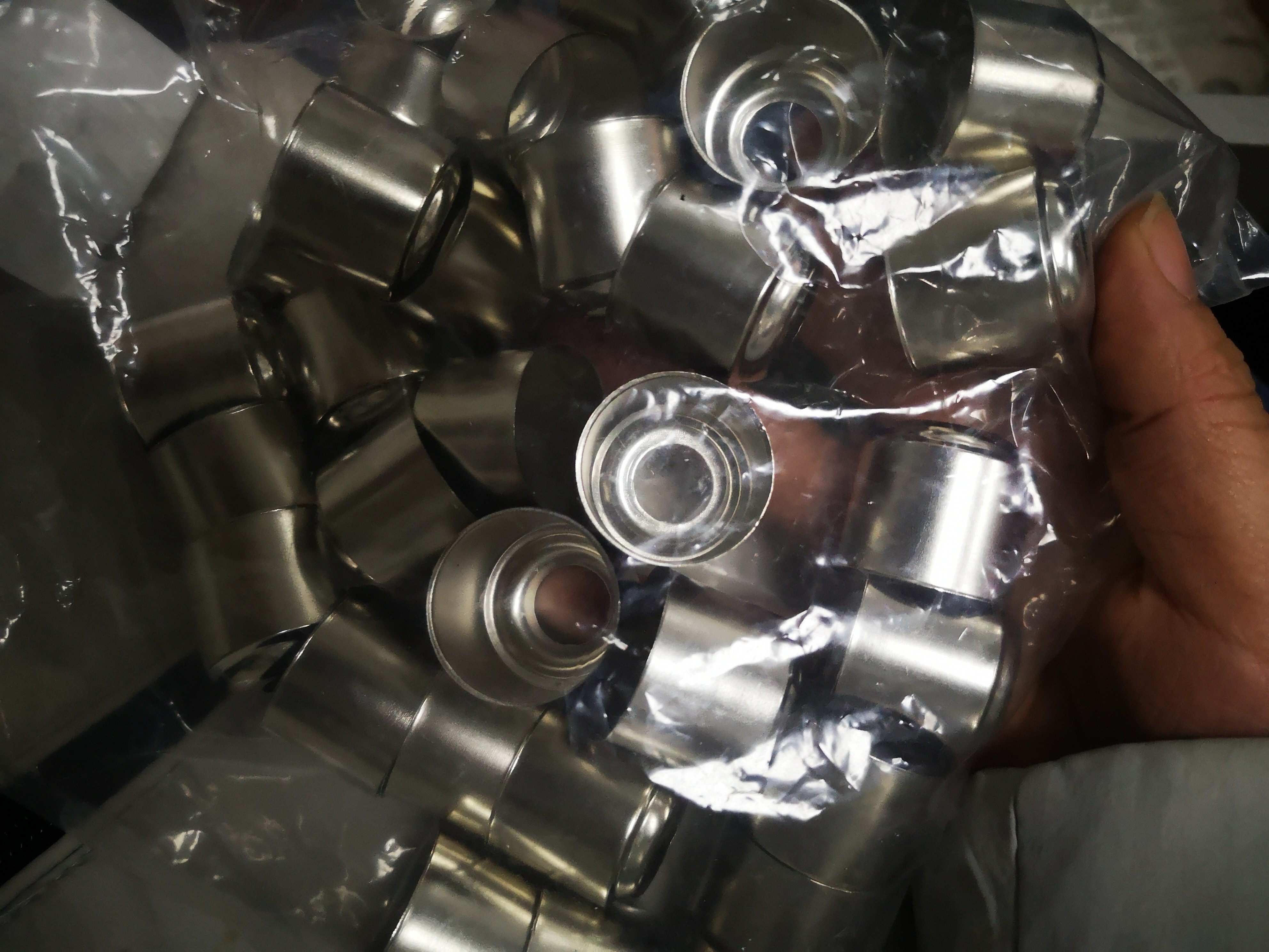 Precision Deep-Drawn Metal Shells with Ceramic Insulators | Custom Nickel-Plated Stainless Steel Housings for Electronic Sensors, RF Connectors, and