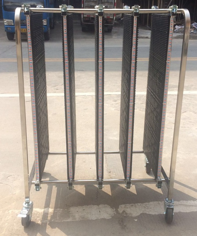 ESD PCB Storage SMT Feeder Carts 950mmx550mmx1300mm Four wheel