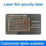 OEM Revenue Stamp Duty Trademark Print Sticker Custom Polarized Light