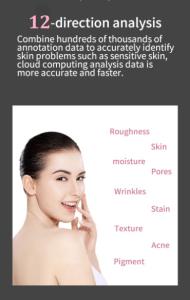 Quality Face Moisture Analyzer Cosmetic and Skin Therapist Dermis Layer Detect wholesale
