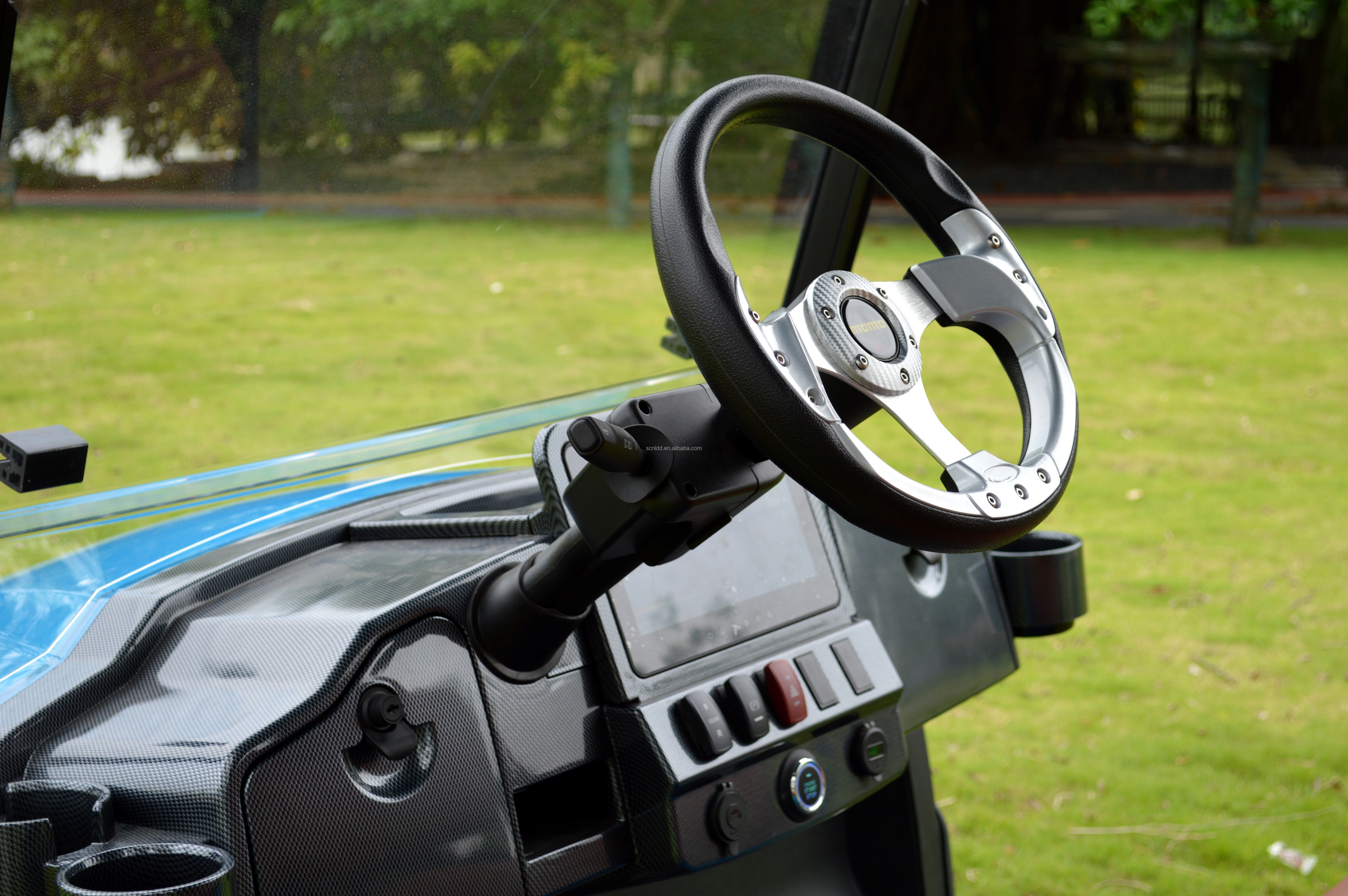 2 4 6 Seat Electric Lithium Battery Sightseeing Golf Cart Golf Buggy Car with DOT Comfortable and Spacious
