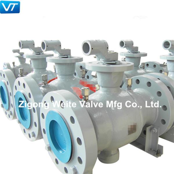 Cheap Fully Welded 16 Inch Ball Valve Flanged Bonnet Combined Seal for sale
