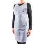Eco Friendly White Plastic Aprons Disposable For Painting / Cooking