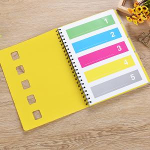 Quality PP Material Cover Spiral Bound Notebook Customized Design Promotional Gifts wholesale