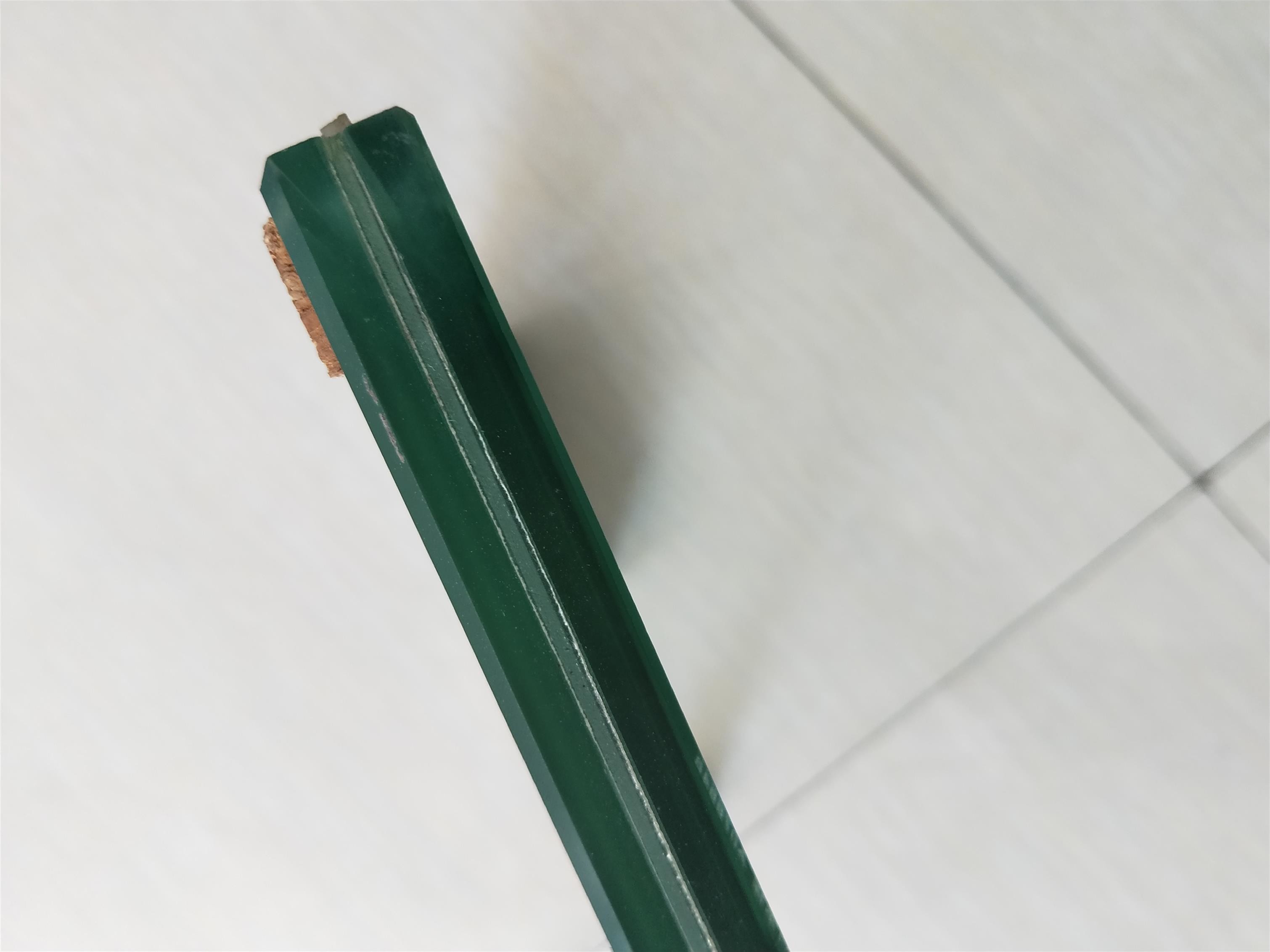 PVB Tempered Over Laminated Glass Clear Colored Safety