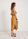 Boho Clothing Women Adjustable Straps Maxi Linen Dress