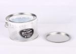 Cylinder Round Candy Gift Tins 100 X 105 MM Sweets Packaging With Handle