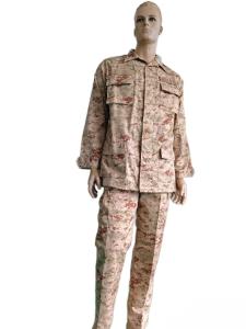 China Tactical BDU Military Uniform Camouflage Combat Uniform 65 Polyester 35 Cotton Blend on sale