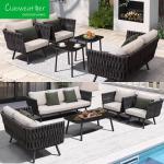 Modern Outdoor Furniture for Your Patio Sun Terrace Rattan Garden Sofa