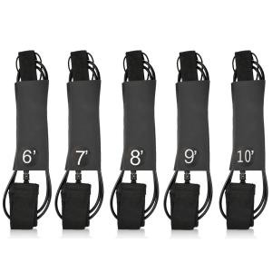 Quality 10 Foot Straight Surfboard Leg Rope Tpu Stand Up Foot Leash 245G wholesale