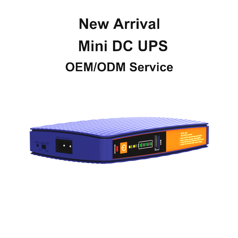 Mini UPS 18W LIFEP04 8000MAH for Wifi Router Power Backup Supply Battery Monitor