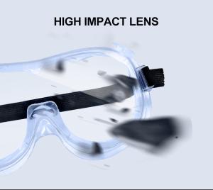 Quality Durable Industrial Safety Goggles Scratch And Fog Resistant Safety Glasses wholesale