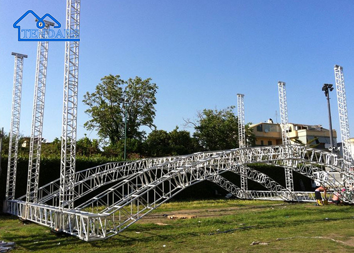 Custom Speaker Lift Aluminum Stage Lighting Truss For Concert Indoor And Outdoor Show
