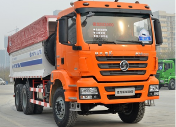 Shaanxi M3000 6x4 10 Wheeler Dump Truck , 385hp Euro3 Tipper Dump Truck