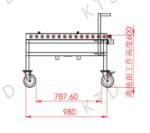 AGV Temporary Industrial Storage Trolley With 6" Silent Casters
