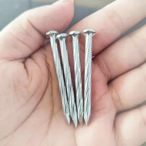 Quality Spiral Twisted Electro Galvanised Nails Galvanized Concrete Steel Nails wholesale