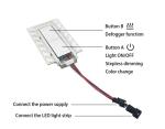 Double Key Dimmer Defogger Touch Switch Sensor For Lighted Bathroom Mirror 12v