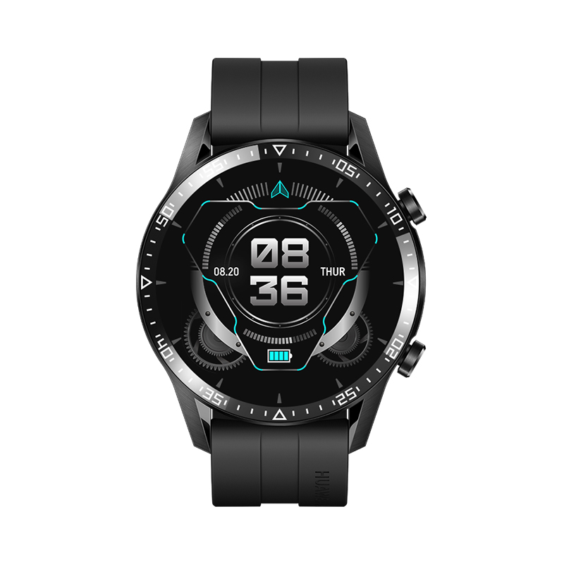 Black Fitness Tracker Device Ip67 Smartwatch For Swimming And Cycling