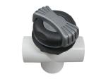 ABS , PVC Hot Tub Diverter Valve With 2 Port And 5 Scallop , Spa Diverter Valve