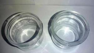 Quality High Transparent Caviar glass Jar standard 120ml With Metal Lid wholesale