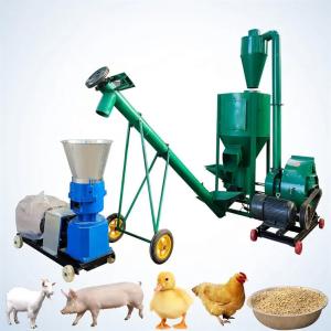 Quality Corn Soybean Feed Grinding Machine High Capacity Pellet Making Machine wholesale