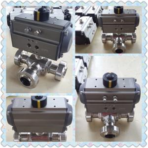 Quality wuxi pneumatic actuator 90 degree air rotary actuator control ball valves wholesale