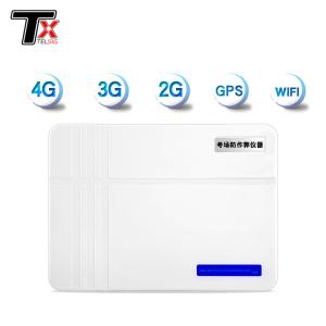 Quality White Built In Antenna Desktop Mobile Phone Signal Jammer wholesale