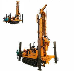 Quality 400m Full Hydraulic Borehole Drilling Rig With Crawler Chassis wholesale