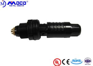 Quality 2P 2 - 26 Pin Medical Electrical Connectors Male And Female Black Color wholesale