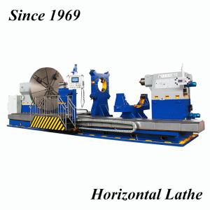 Quality 3500mm Diameter Shaft Turning Horizontal CNC Lathe wholesale