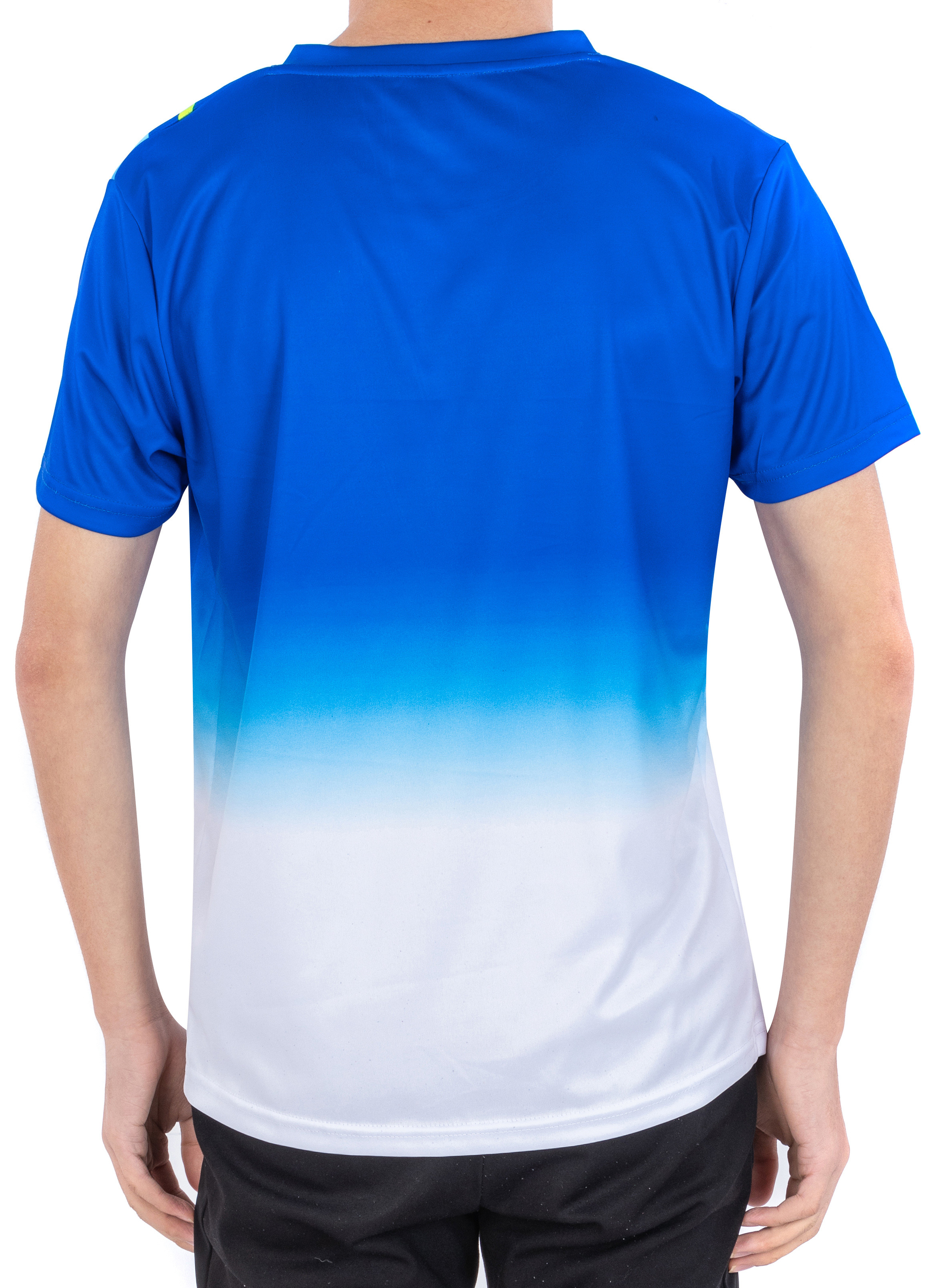Unisex Short Sleeve Heat Transfer Printing Mens V Neck T Shirt