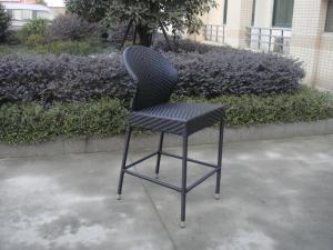 Quality Resin Wicker bar chair , Contemporary PE Rattan Bar Furniture wholesale