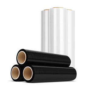 Quality Customized PE Lldpe Jumbo Stretch Film Pallet Wrapping Plastic Roll For Goods Parcel Packing wholesale