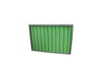 Aluminum Alloy Frame G4 Pleated HVAC Air Filter For Ventilation System