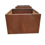 Vertical type plant metal flower pots for outdoors garden