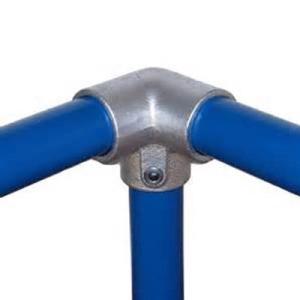 Quality 3 Way Enclosed 90 Degree Corner Joint , Malleable Iron Key Clamp Fittings wholesale