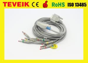 Quality Nihon Kohden DB 15PIN EKG cable for ECG-9130P ECG-9620P Cardiofax Q ECG-9110K wholesale