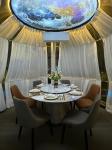 Prefab Cabin House Restaurant Transparent Bubble House Glamping Dome Tents for