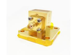 Quality 11.9GHz - 18GHz SMA Female Waveguide To Coaxial Adapter WR62 BJ140 wholesale