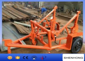 Quality 3 Ton Multifunction Cable Laying Drum Trailer , Cable Reel Trailer wholesale