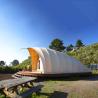 Buy cheap UV Resistant Cocoon Shaped Hotel Dome Tent With Glass Door And Bathroom from wholesalers